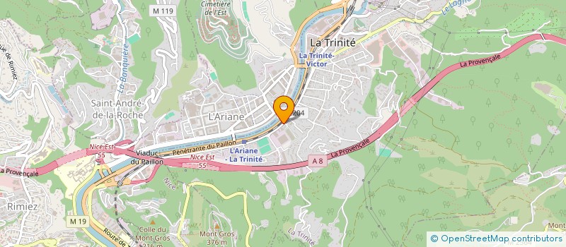 localisation de l'entreprise MADAME SANDRA FORZANO à LA TRINITE