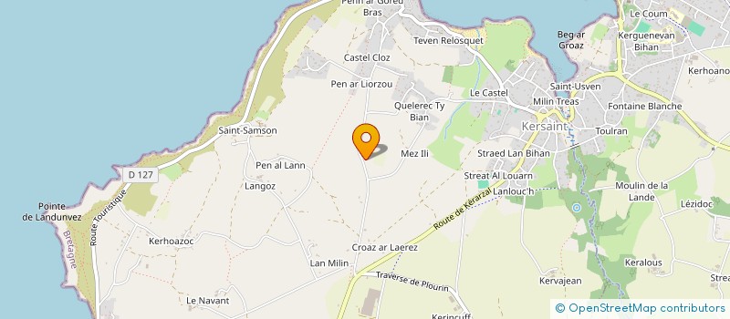 localisation de l'entreprise MADAME SANDRA FOURNIER à LANDUNVEZ