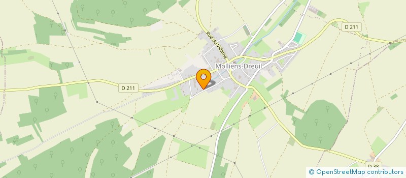 localisation de l'entreprise MADAME SANDRA FOURNIER MOREL  MOLLIENS-DREUIL