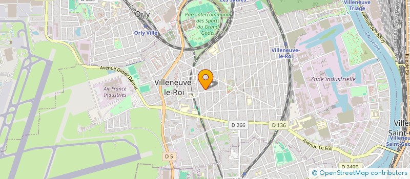 localisation de l'entreprise MADAME SANDRA FRANCIS à VILLENEUVE-LE-ROI