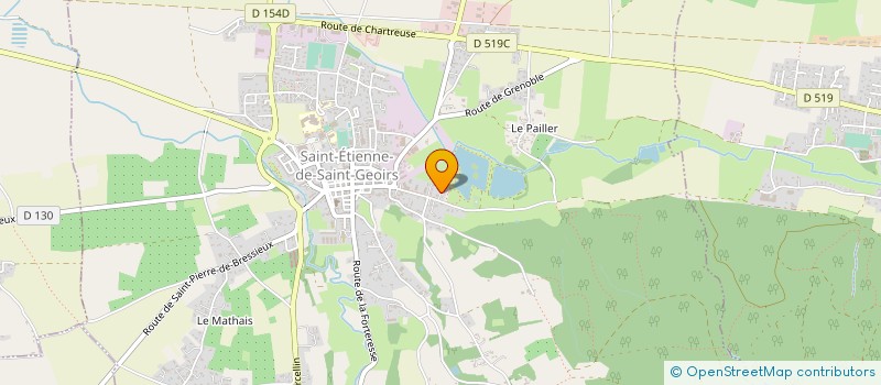 localisation de l'entreprise MADAME SANDRA FRANCO  SAINT-ETIENNE-DE-SAINT-GEOIRS