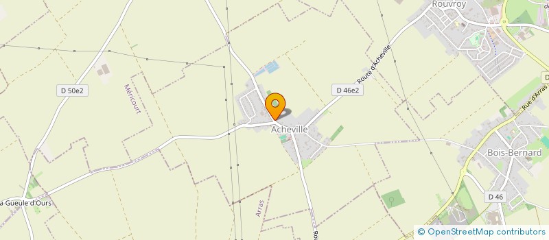 localisation de l'entreprise MADAME SANDRA FRANCOIS  ACHEVILLE