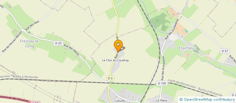 localisation de l'entreprise MADAME SANDRA FRANCOISE  ETAIMPUIS