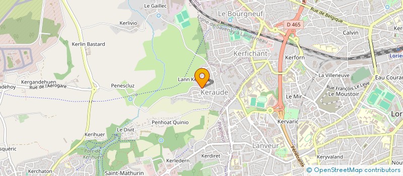 localisation de l'entreprise MADAME SANDRA FRANRENET à PLOEMEUR