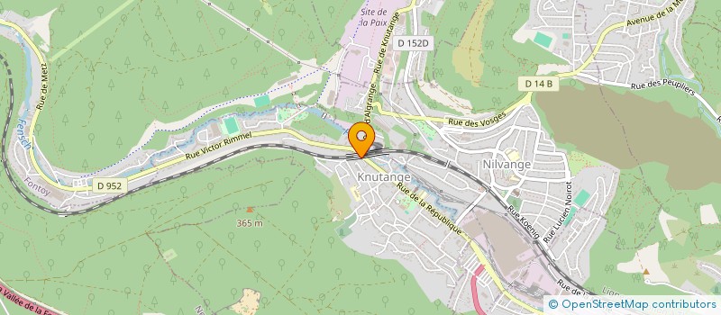 localisation de l'entreprise MADAME SANDRA FRANTZ  KNUTANGE