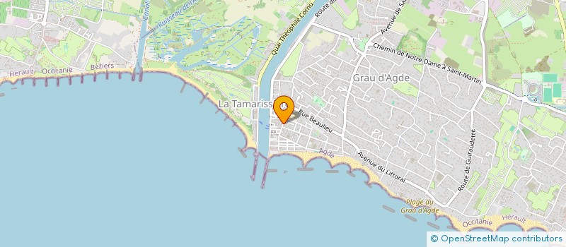 localisation de l'entreprise MADAME SANDRA FRAYSSE  AGDE