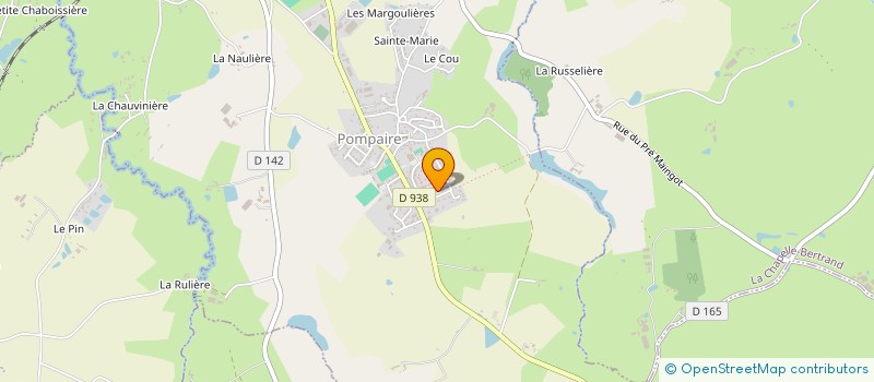 localisation de l'entreprise MADAME SANDRA FREJOUX  POMPAIRE