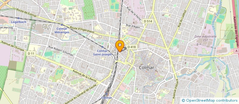 localisation de l'entreprise MADAME SANDRA FULWEBER  COLMAR