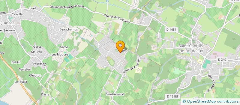 localisation de l'entreprise MADAME SANDRA GABLIN  CAMBES