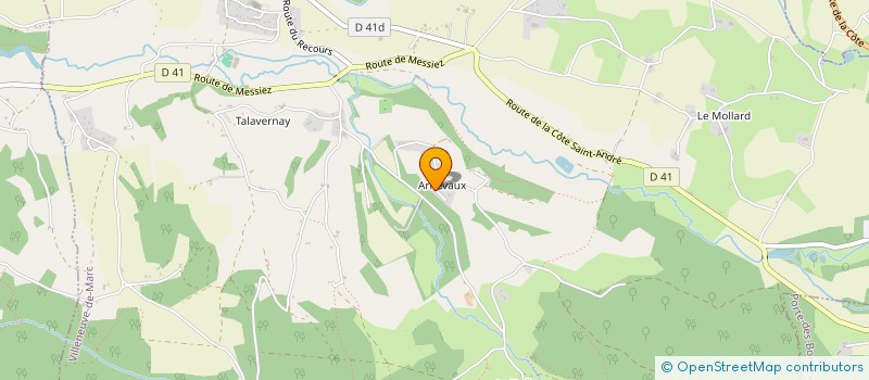 localisation de l'entreprise MADAME SANDRA GAGNIERE  VILLENEUVE-DE-MARC