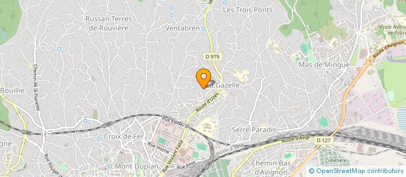 localisation de l'entreprise MADAME SANDRA GALLEGO  NIMES