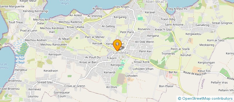 localisation de l'entreprise MADAME SANDRA GALLIOU  LANDEDA