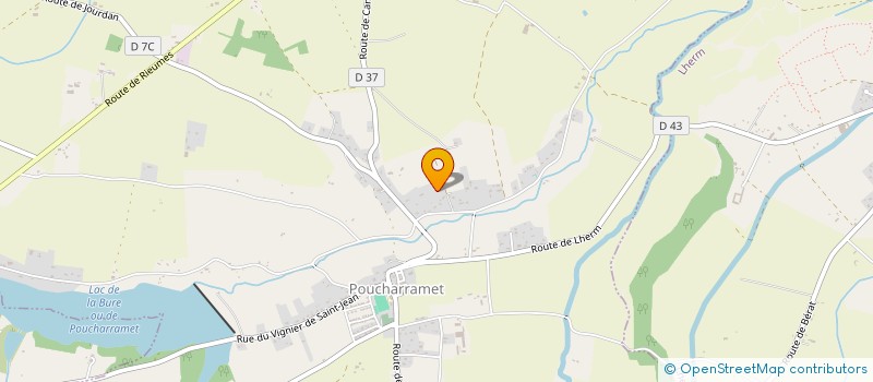 localisation de l'entreprise MADAME SANDRA GALLO  POUCHARRAMET