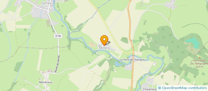 localisation de l'entreprise MADAME SANDRA GARCIA  MILLERY