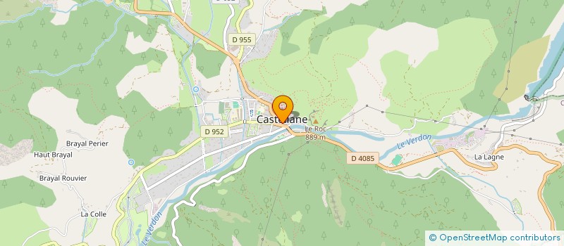 localisation de l'entreprise MADAME SANDRA GARCIA à CASTELLANE