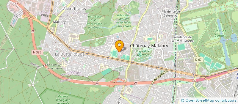 localisation de l'entreprise MADAME SANDRA GARDELLE  CHATENAY-MALABRY