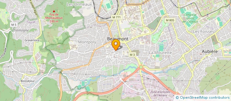 localisation de l'entreprise MADAME SANDRA GARDETTE à BEAUMONT