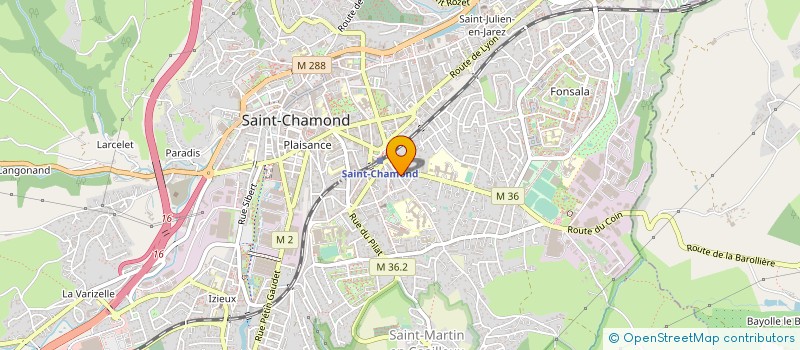 localisation de l'entreprise MADAME SANDRA GARGOWITSCH à SAINT-CHAMOND