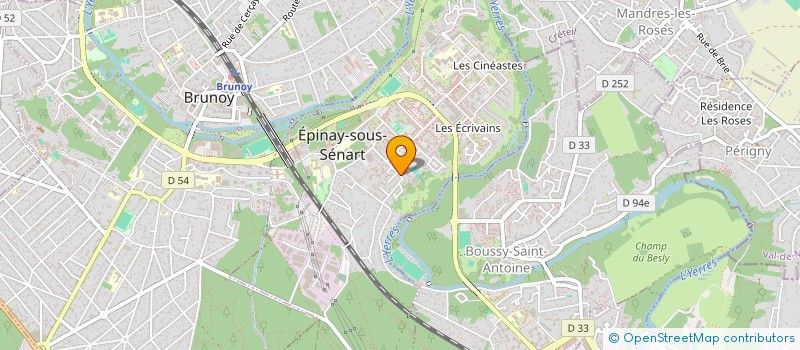 localisation de l'entreprise MADAME SANDRA GATINHO DOS SANTOS  EPINAY-SOUS-SENART