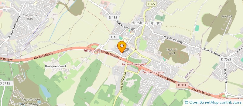 localisation de l'entreprise MADAME SANDRA GAVOIS  FOUQUIERES-LES-LENS