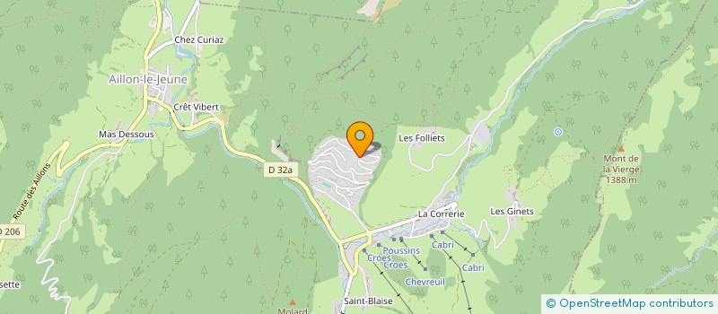 localisation de l'entreprise MADAME SANDRA GAYET  AILLON-LE-JEUNE