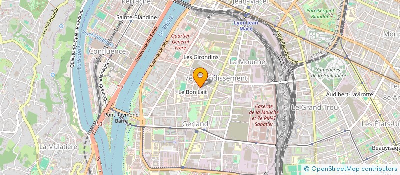 localisation de l'entreprise MADAME SANDRA GEARA  LYON