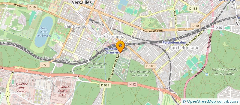 localisation de l'entreprise MADAME SANDRA GENEVOIS à VERSAILLES