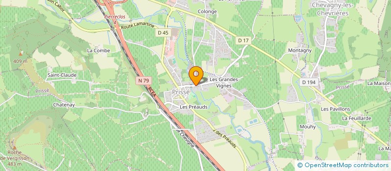 localisation de l'entreprise MADAME SANDRA GEOFFROY  PRISSE