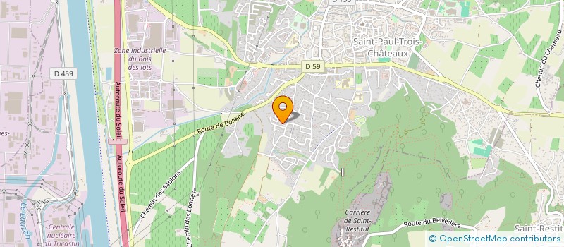 localisation de l'entreprise MADAME SANDRA GERBELLE  SAINT-PAUL-TROIS-CHATEAUX