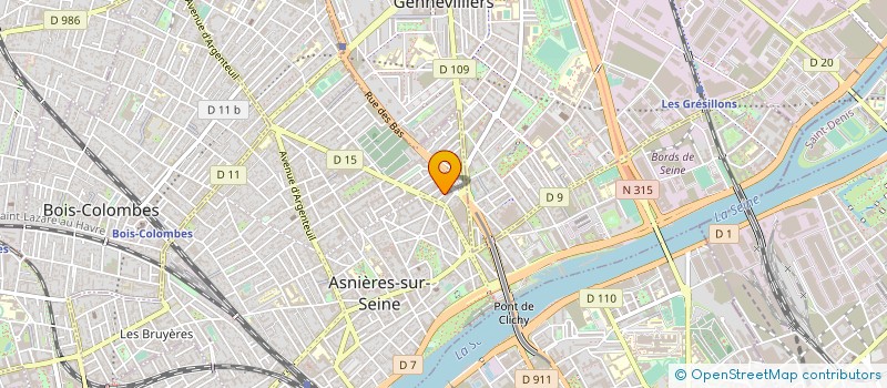 localisation de l'entreprise MADAME SANDRA GHARBI à ASNIERES-SUR-SEINE