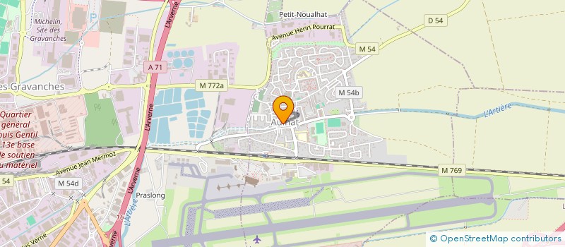 localisation de l'entreprise MADAME SANDRA GIRARD  AULNAT