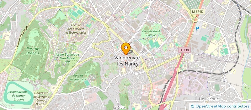 localisation de l'entreprise MADAME SANDRA GIROT  VANDUVRE-LES-NANCY