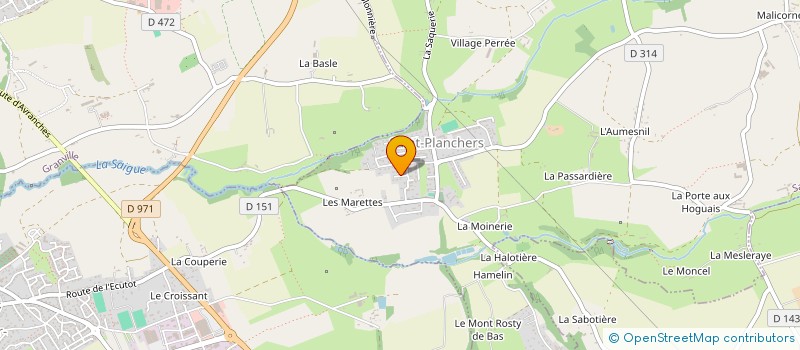 localisation de l'entreprise MADAME SANDRA GLINCHE  SAINT-PLANCHERS