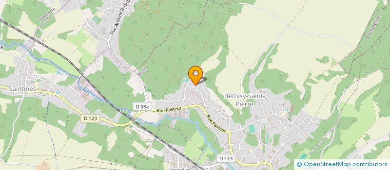 localisation de l'entreprise MADAME SANDRA GODEFROY  BETHISY-SAINT-PIERRE