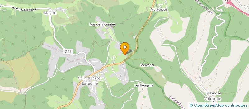 localisation de l'entreprise MADAME SANDRA GOIZET  SAINT-PIERRE-LAFEUILLE