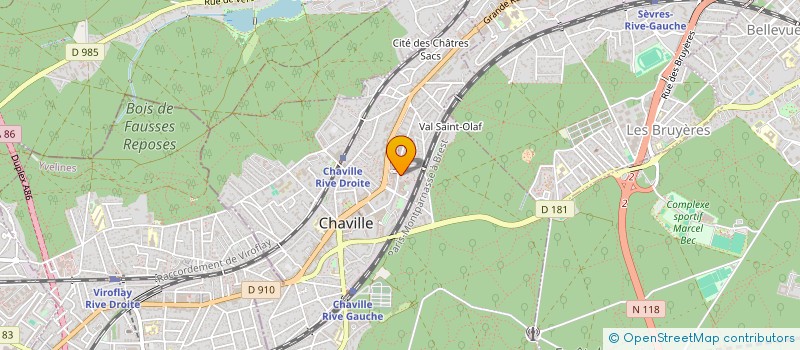 localisation de l'entreprise MADAME SANDRA GOMES LOPES à CHAVILLE