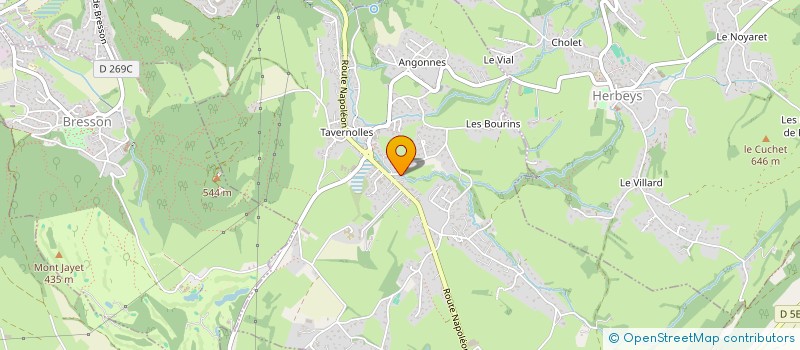 localisation de l'entreprise MADAME SANDRA GOMES PEREIRA  BRIE-ET-ANGONNES