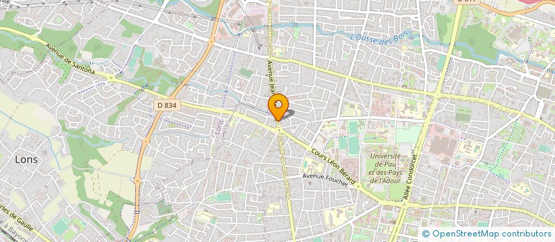 localisation de l'entreprise MADAME SANDRA GOMES QUINTEIRO  BILLERE