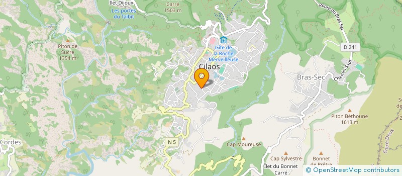 localisation de l'entreprise MADAME SANDRA GONTHIER à CILAOS