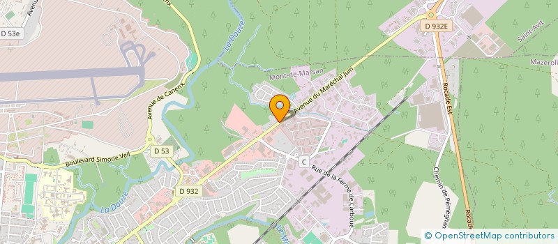 localisation de l'entreprise MADAME SANDRA GONZALEZ  MONT-DE-MARSAN