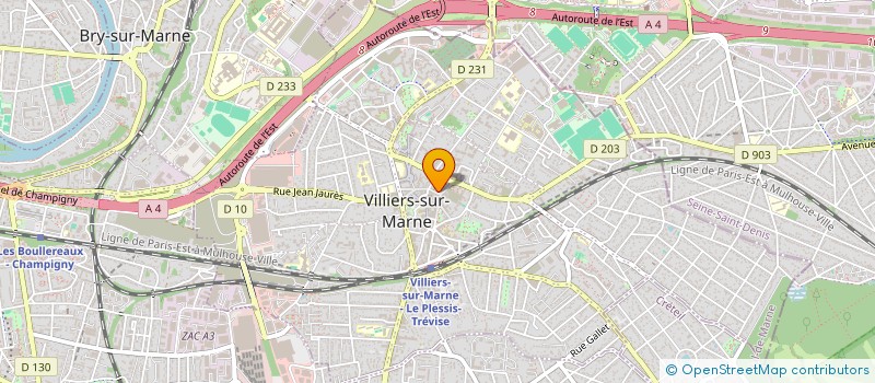 localisation de l'entreprise MADAME SANDRA GOTTARDO à VILLIERS-SUR-MARNE