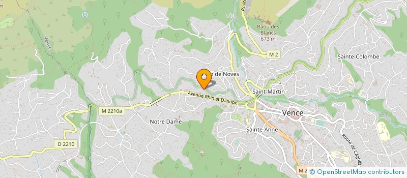 localisation de l'entreprise MADAME SANDRA GOUDARD  VENCE