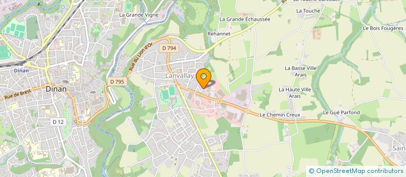 localisation de l'entreprise MADAME SANDRA GOUMONT à LANVALLAY