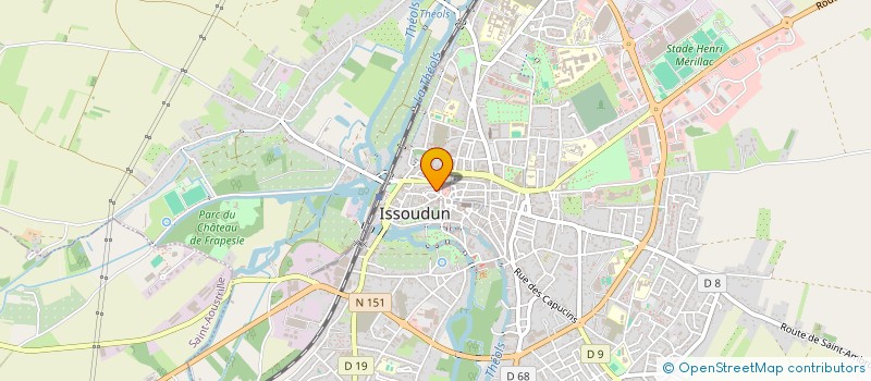 localisation de l'entreprise MADAME SANDRA GOURIER à ISSOUDUN