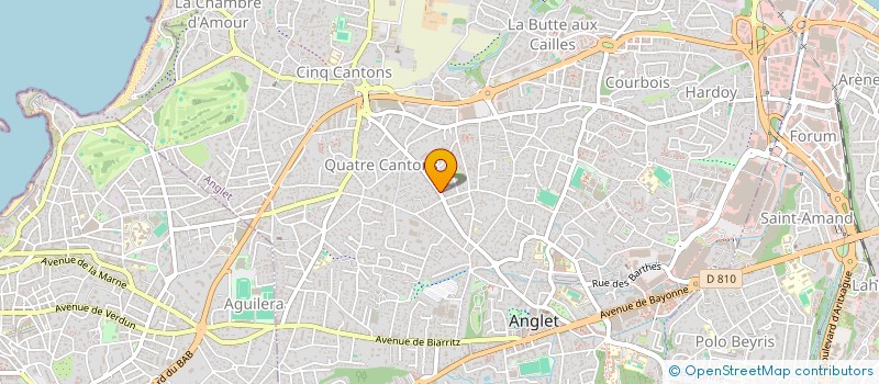 localisation de l'entreprise MADAME SANDRA GOYENETCHE  ANGLET