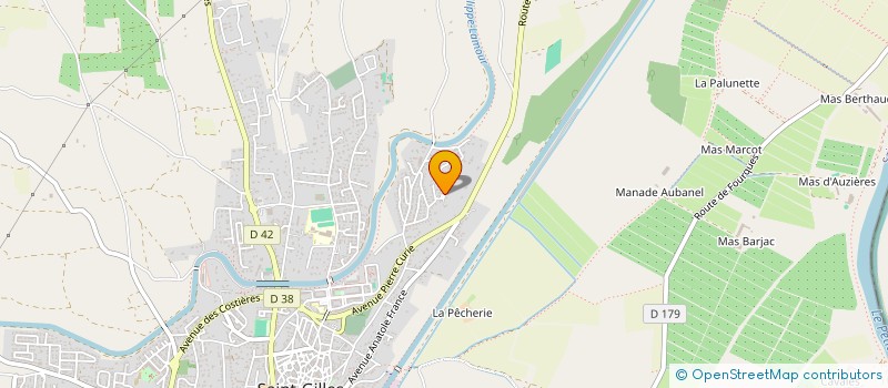 localisation de l'entreprise MADAME SANDRA GRAIN  SAINT-GILLES