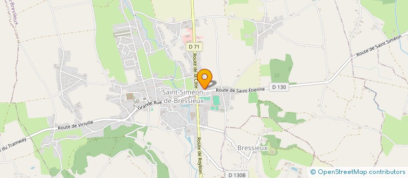 localisation de l'entreprise MADAME SANDRA GRAMCZEWSKI  SAINT-SIMEON-DE-BRESSIEUX