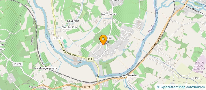 localisation de l'entreprise MADAME SANDRA GRANDVEAU à SIREUIL