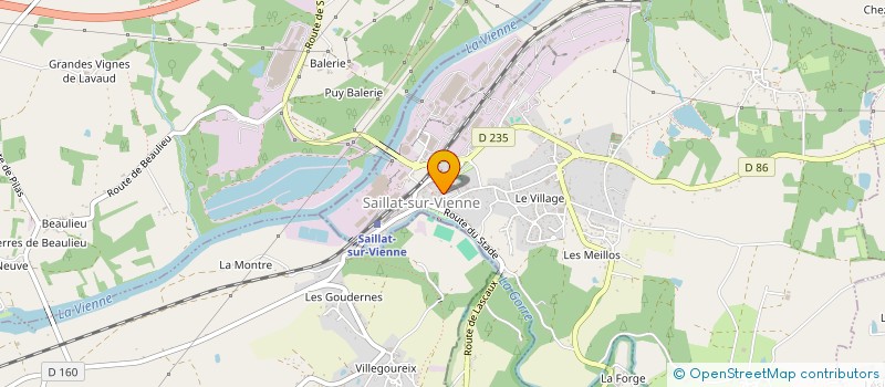 localisation de l'entreprise MADAME SANDRA GRANET  ROCHECHOUART