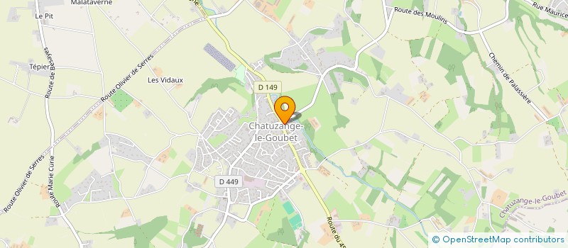 localisation de l'entreprise MADAME SANDRA GRANGIER  CHATUZANGE-LE-GOUBET